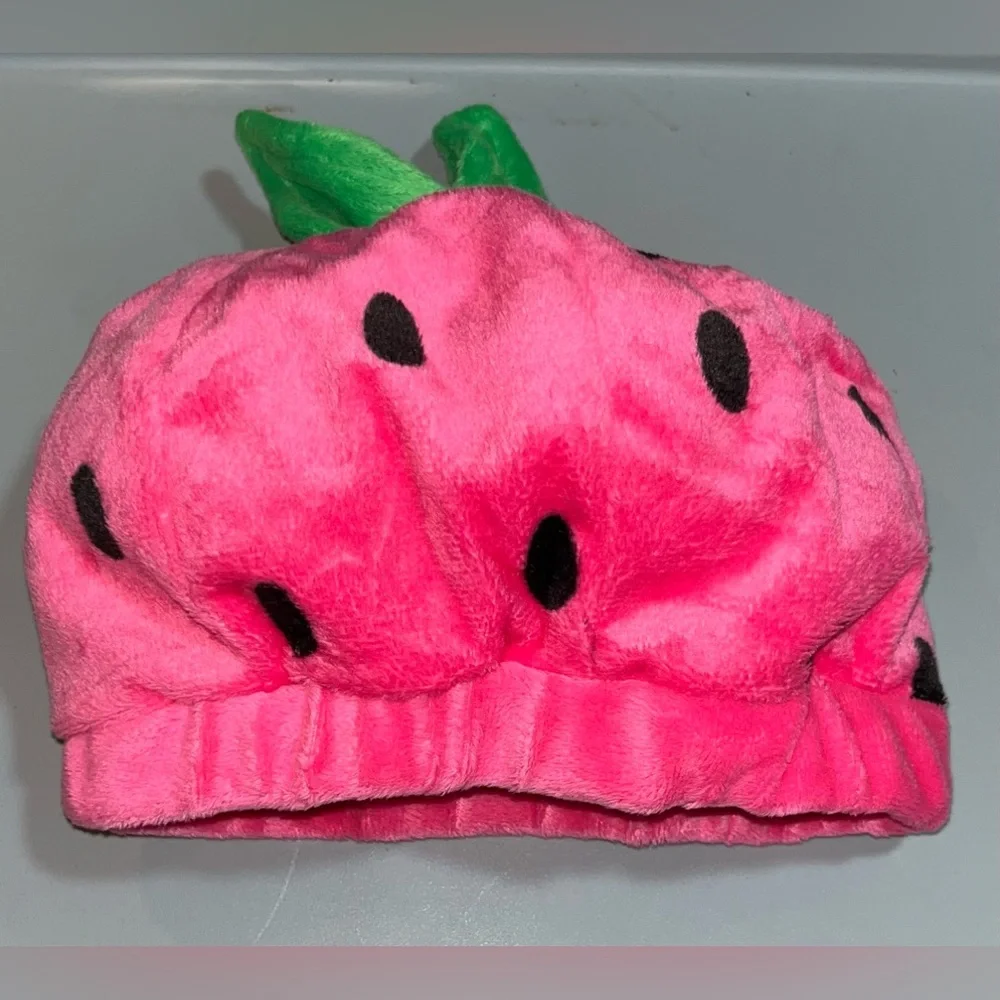 Infant strawberry costume 0-6 mo Halloween baby pink cute 🍓 - Picture 6 of 7